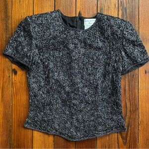 Vintage Evening beaded top